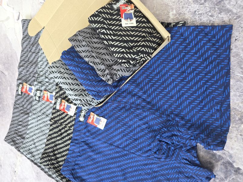 Чоловічі труси боксери від 5XL до 7XL розміри великі бамбук набір 4шт Індена чоловіча білизна M71005 фото